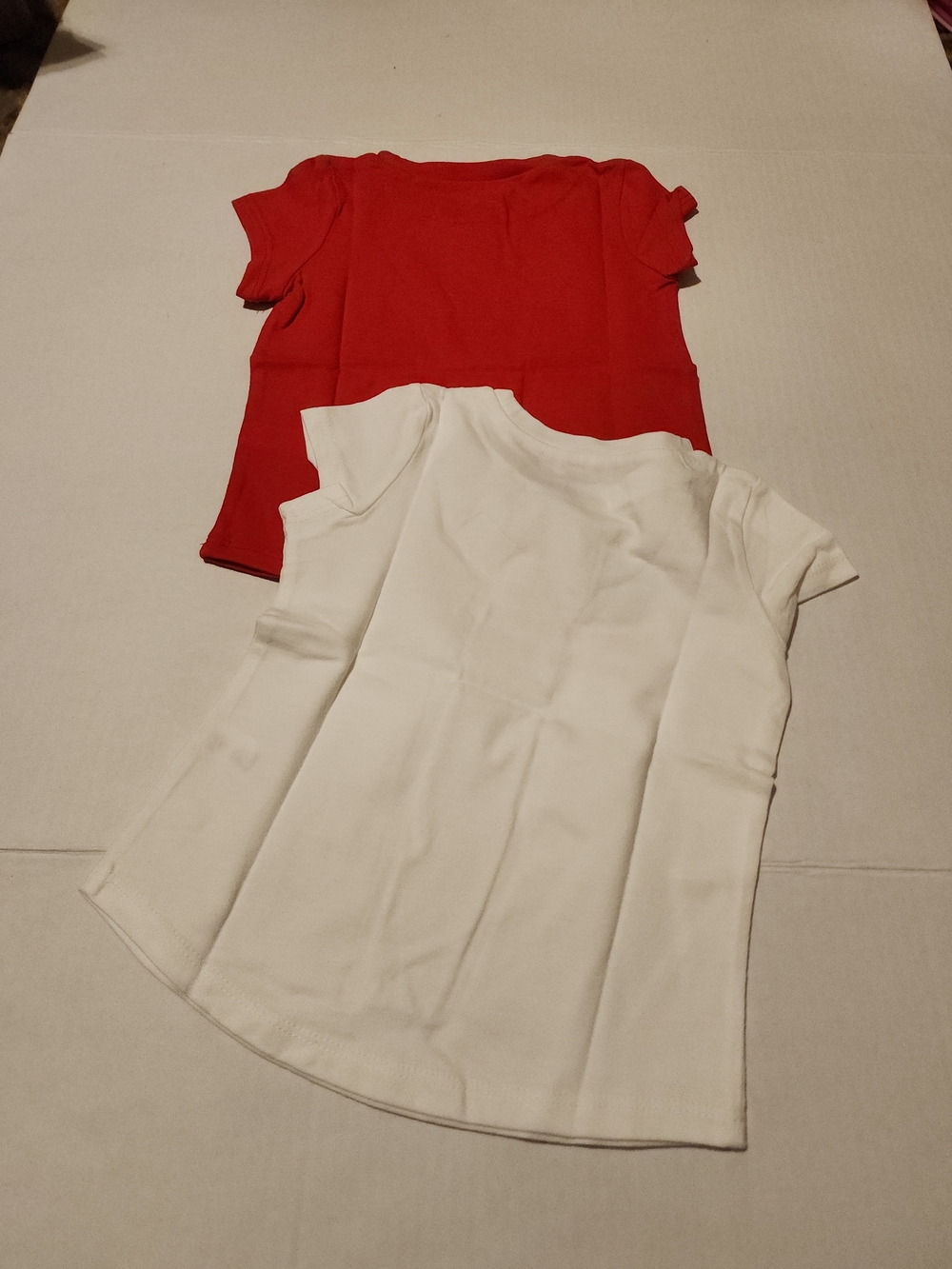 jumping beans Red & White Short Sleeve Tees with Star and Flag Prints - Picture 4 of 6